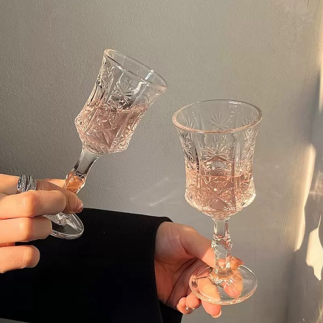 glass goblet wine glass